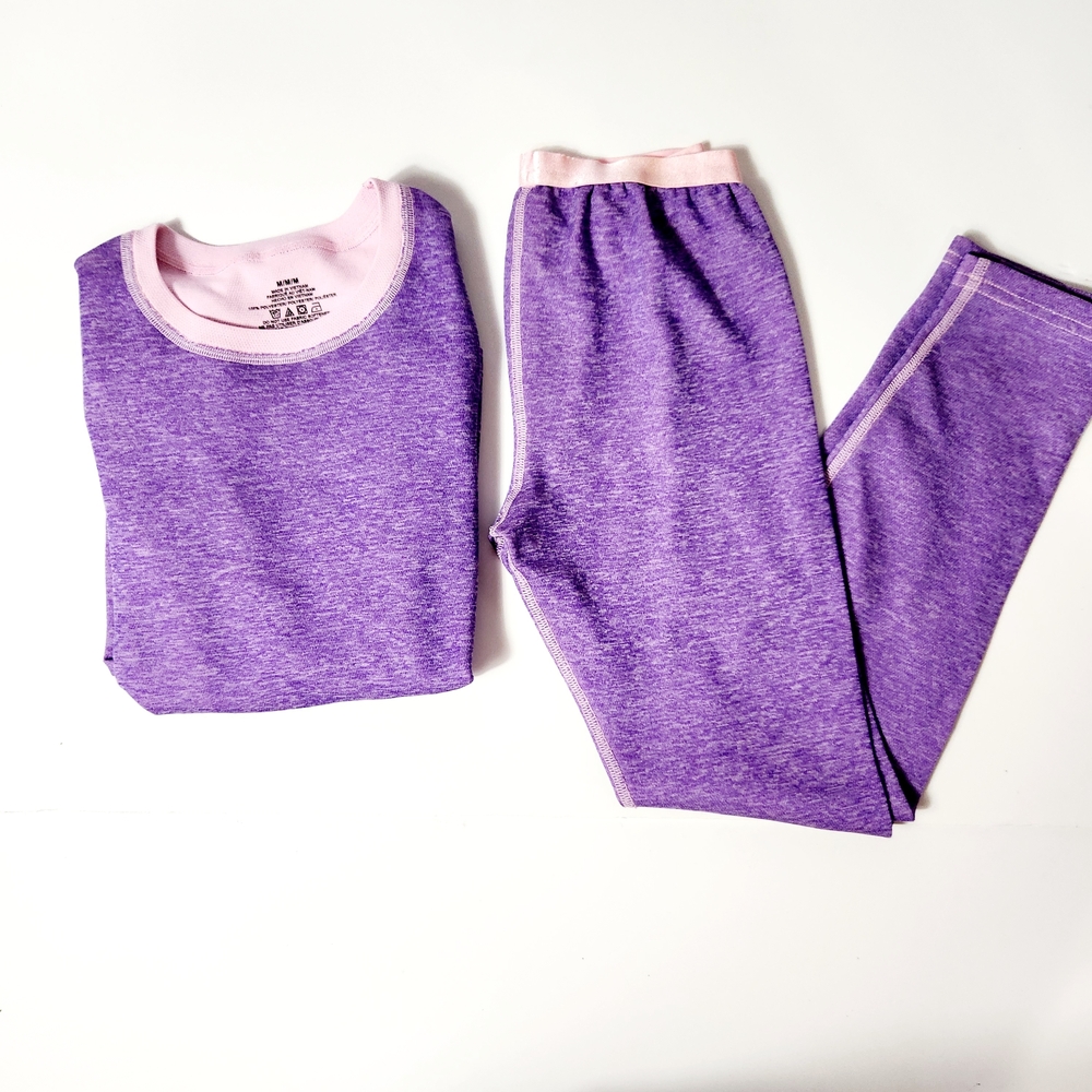 🩷Purple and Pink Girl's Thermal Set Size: M